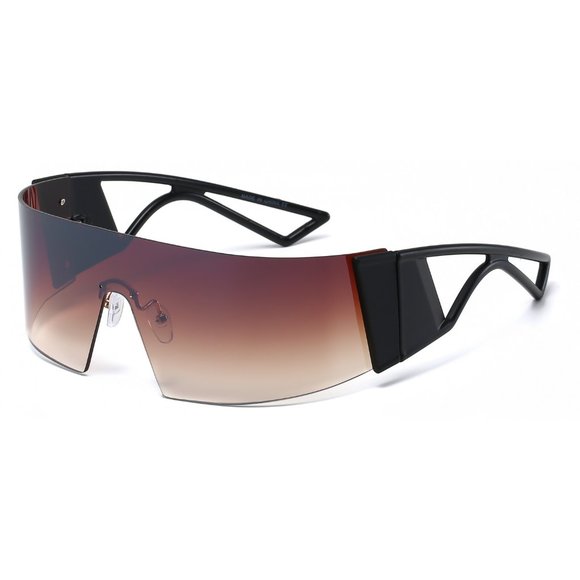 Women Men Sunglasses Oversized Large Elegant Brown Lens Stylish new Model 2022 - Picture 1 of 3